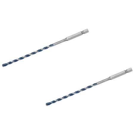 Bosch HCBG04T BlueGranite Turbo Hex 3/16 x 4 x 6 Hammer Drill Bit (2-Pack)
