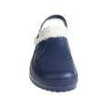 thumbnail image 4 of FOAMWALK Men's Comfy and Soft Solid Clogs with Sherpa Lining - Fluffy Clogs for Men, Navy Blue 11, 4 of 9