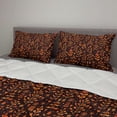 thumbnail image 2 of Floral Comforter & Sham Bedding Set, Hand Drawn Watercolor Design with Autumn Season Theme Warm Toned Abstract Foliage, 3 pcs Duvet Set Microfiber Filling Quilt, 5 Sizes, Orange Maroon, by Ambesonne, 2 of 4