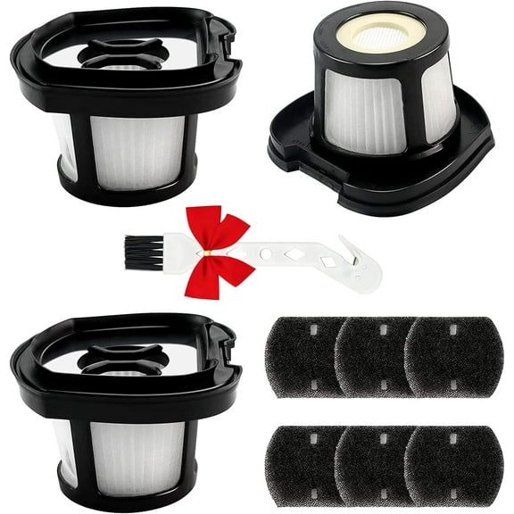 3 Pack Handheld Vacuum Filter for Bissell Pet Hair Eraser Lithium Ion Hand Vacuum filter Replacement 2390 2390A 2389 2579 2284W Replaces 1614203 1614212 1614204 with 1 Little Brush for Gift