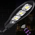 thumbnail image 1 of ER Luz solar LED para exteriores, lámpara solar alimentada por luz solar, resistente al agua, sensor de movimiento PIR, luz de calle para decoración de jardín brillar Electrónica, 1 of 5