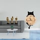 thumbnail image 2 of Estatuas de pensadores,Estatuas de pensadores,esculturas de arte abstracto para mesa,Reloj de pared,Reloj de pared decorativo para baño o dormitorio,Reloj de pared para gatos silencioso,sin, 2 of 8