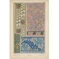 thumbnail image 2 of Vision Studio 13x18 Gold Ornate Wood Framed with Double Matting Museum Art Print Titled - Nouveau Floral Design VIII, 2 of 4