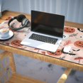 thumbnail image 3 of Long Mouse Pads for Desk,Halloween Ghosts and Pumpkins Pattern Desk Mats on Top Of Desks, Desk Mouse Pad Extra Large with 3mm Non-Slip Base and Stitched Edge for Gaming,Office,Work,Home 35.4"x15.7", 3 of 6