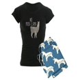 thumbnail image 1 of CafePress - No Prob Llama - Women's Dark Pajamas, 1 of 1