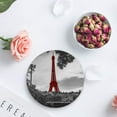 thumbnail image 4 of FMSHPON Paris France Decor Eiffel Tower Set of 8 Round Coaster for Drinks, Absorbent Ceramic Stone Coasters Cup Mat with Cork Base for Home Kitchen Room Coffee Table Bar Decor, 4 of 6
