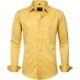 thumbnail image 1 of J.VER Camisas de vestir para hombre, camisa formal de manga larga, elástica, sin arrugas, informal, con botones, 1 of 4