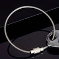 thumbnail image 6 of 60Pcs Metal Keychains Label Rope Stainless Steels Wire Cable Keychains Rings, 6 of 16