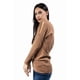 thumbnail image 4 of Blusa con detalles en las mangas Roman Fashion / Juvenil, 2306 (Cafe) cafe EG, 4 of 5