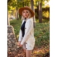 thumbnail image 3 of Women's Cardigan Fall Cardigan Lightweight Long Sleeve Knit Sweater Button Loose Jacket with Pockets, 3 of 7
