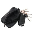 thumbnail image 2 of Vintage Leather Mini Zipper Coin Purse, Compact Size Ensures Easy Carrying, Double Zipper For Secure And Organized Storage, Classic Retro Design Appeals To All Ages, Multipurpose, 2 of 5