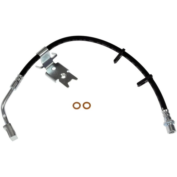 Dorman H622411 Front Driver Side Brake Hydraulic Hose for Specific Dodge Models