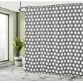 thumbnail image 5 of Ambesonne Geometric Shower Curtain, Circular Disc Forms, 69"Wx70"L, White, 5 of 5