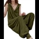 thumbnail image 3 of Mono con Botones y Capucha para Mujer, Sin Mangas, con Bolsillos Verde XL, 3 of 6