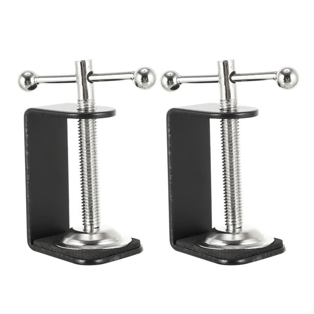 2Pcs Cshape Desk Table Mount Clamps Practical Desk Clamps Retaining