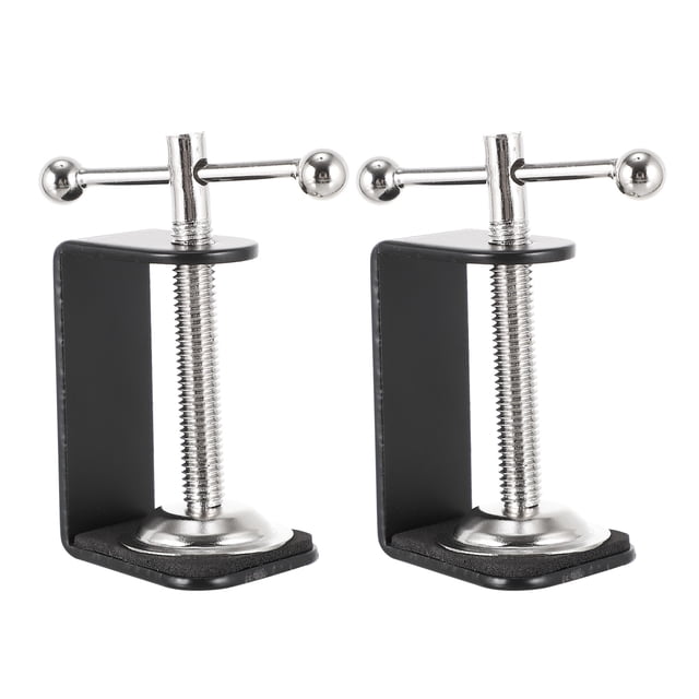 2 Pcs Pinces de Montage en Forme de C pour Bureau, Pinces de Retenue Pratiques