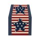 thumbnail image 2 of Independence Day Linen Table Runner Suitable For Holiday Decoration Kitchen Table Cloth Living Room Fireplace Cabinet Table Cloth, 2 of 6