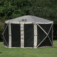 thumbnail image 6 of MCombo 6-Sided Gazebo Portable Pop up Tent Canopy for Party (6-8 Persons), Tan 1024, 6 of 8