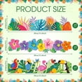 thumbnail image 2 of 12 Pcs Tropical Magnetic Border Summer Bulletin Board Border Hawaiian Luau Flower Flamingo Strips Trim Bulletin Board Decorations for Back to School Classroom Office Whiteboard Wall Decor, 2 of 7