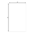 thumbnail image 2 of Textured White 3x5 Inch Uncut Art Mat Board - No Opening - 1 Mat, 2 of 7