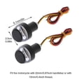 thumbnail image 2 of 2pcs Handlebar End Electric Scooter Motorcycle Turn Signal Light 12 Led Safety Banmo, 2 of 3