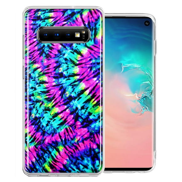 MUNDAZE Samsung Galaxy S10 Hippie Tie Dye Double Layer Phone Case Cover