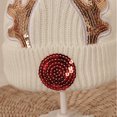 thumbnail image 4 of Kids Boys Girls Winter Warm Christmas Hat Scarf Set Toddler Cute Thermal Knit Beanie Cap Circle Little Boys Girls Soft Stretch Hat for 1-5 Years Old Boys Girls, 4 of 7