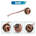 thumbnail image 4 of Unique Bargains 2Pcs T20 3-wires Harness Socket Car Brake Turn Signal Light Extension Connector, 4 of 4