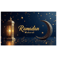 thumbnail image 4 of LUUFILx Ramadan Mubarak Lantern Banner Eid Decoration Hanging Crescent Moon Stars Clouds Islamic Festival Indoor Outdoor Celebrations Party Backdrop, 4 of 9