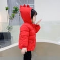 thumbnail image 6 of Hicidod Toddler Girl Coat Winter Down Coats for Kids Baby Boys Girls Warm Lightweight Puffer Jacket Cute Bear Hoods Down Coats Infant Outerwear, 6 of 7