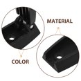 thumbnail image 3 of SKISUNO 2Jgo Gancho Universal Para Puerta De Cabina De Yate Y Rv Con Plegable Resistente Negro, 3 of 8