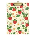 thumbnail image 6 of ALAZA Plastic Clipboard A4 Letter Size Decorative Clipboards for Students Women Men 9" x 12.5" Strawberry and Daisy Flower, 6 of 6