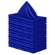 thumbnail image 1 of Xiao Hua Servilletas de poliéster, 43 x 43 cm, lavables, para restaurantes, bodas y festividades, paquete de 10, color azul, 1 of 4