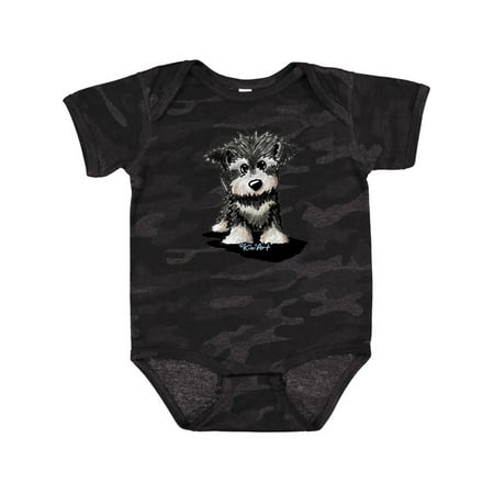 

Inktastic Schnauzer Pup Gift Baby Boy or Baby Girl Bodysuit