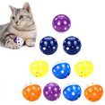 thumbnail image 1 of 10PCS Cat Ball Toy Training Hollow Cat Interactive Toy Cat Bell Toy for Kittens, 1 of 10