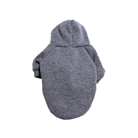 Dvumao Home Decor Pet Sweater Fall And Winter Plus Velvet Dog Clothes Dog Hoodie Solid Color Clothing Mom Gifts