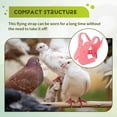 thumbnail image 5 of Arnés y correa para loros y palomas, cuerda de vuelo con protección contra mordeduras B, 5 of 5