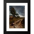 thumbnail image 2 of Antonio Parreiras 13x18 Black Modern Framed Museum Art Print Titled - The Gale, 2 of 5