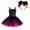 Pink - B, variant on Caribbean Pirate Mesh Princess Dress Cosplay Costume with Tutu Skirt for Youth Stage Performance and Halloween Party Dress Up Outfit