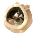thumbnail image 1 of Cama Cálida Y Acogedora Para Mascotas, Cojín Antideslizante Para Casa De Gatos, Cama Extraíble Y Lavable Para Dormir Para Mascotas Noticed PT002537-02, 1 of 6