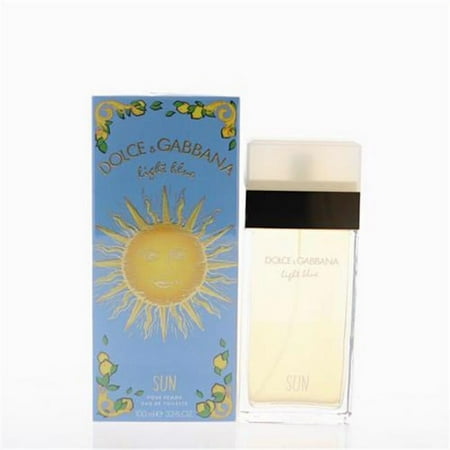 Dolce & Gabbana WDGLIGHTBLUESUN34T 3.3 oz D & G Sun Eau De Toilette Spray for Women, Light Blue