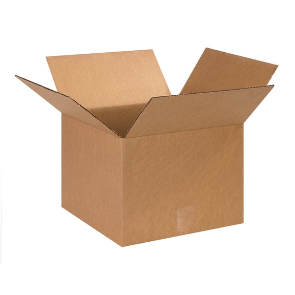 Box Partners Corrugated Boxes 13" x 13" x 10" Kraft 25/Bundle 131310