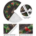 thumbnail image 2 of SKYSONIC Christmas Christmas Tree Skirt Home Decoration Large Round Christmas Tree Skirt for Holiday Party Home Christmas Day Ornaments 35.4 Inch, 2 of 6