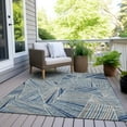 thumbnail image 6 of Addison Rugs Chantille Indoor/Outdoor Transitional Geometric Denim Washable Rectangle Rug, 8' x 10', 6 of 6