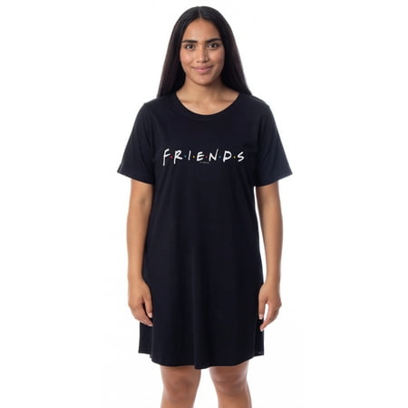 

Friends The Television Series Womens TV Show Title Logo Nightgown Pajama (XXXL)