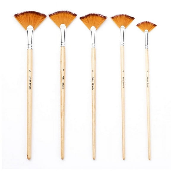 Fan Paint Brushes, Oil Acrylic Brush for Painting