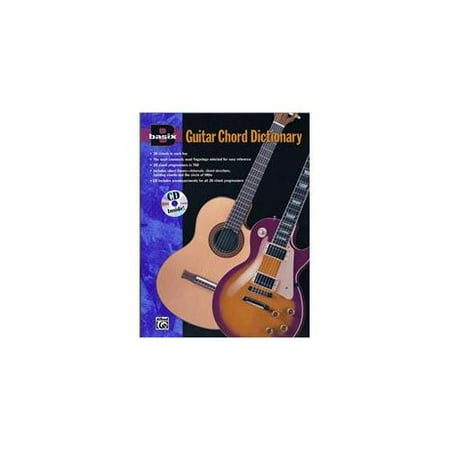 Alfred 00-16750 Basix- Guitar Chord Dictionary - Music Book