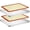 18 x 13 x 1 inch, variant on Stainless Steel Baking Sheet Set 9 x 7 x 1 inch, Includes 2 Sheets and 2 Silicone Mats