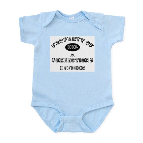 CafePress - Property Of A Corrections Officer Infant Bodysuit - Baby Light Bodysuit, Size Newborn - 24 Months