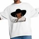 thumbnail image 4 of Camisetas gráficas informales de manga corta con aretes grandes para mujer y hombre, 4 of 8